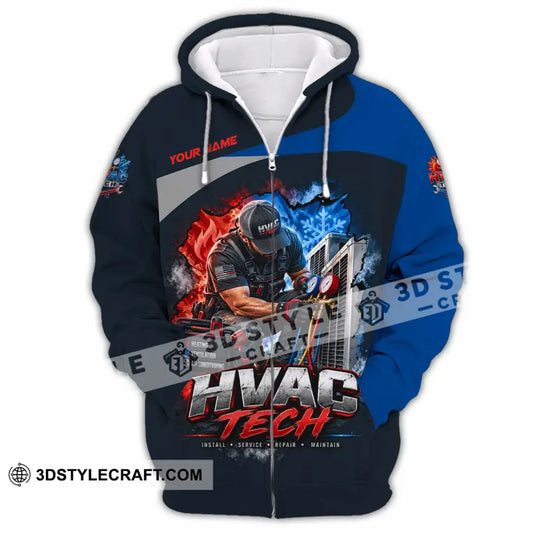 Unisex Shirt - Custom HVAC Tech Shirt style option 4