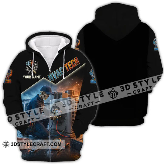 Unisex Shirt - Custom HVAC Tech Shirt style option 4