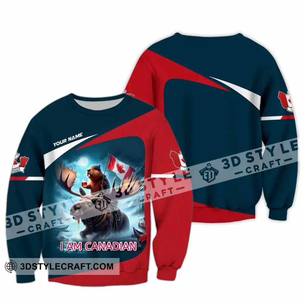Unisex Shirt - Custom I Am Canadian Shirt Long Sleeve / S T-shirt