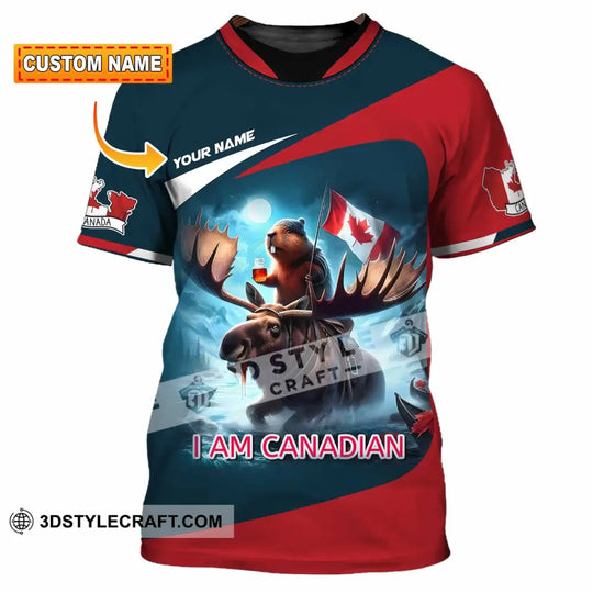 Unisex Shirt - Custom I Am Canadian Shirt style option 1