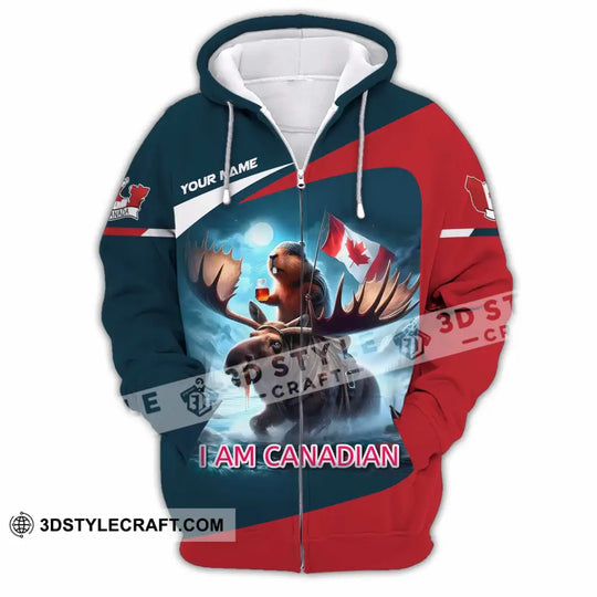 Unisex Shirt - Custom I Am Canadian Shirt style option 4