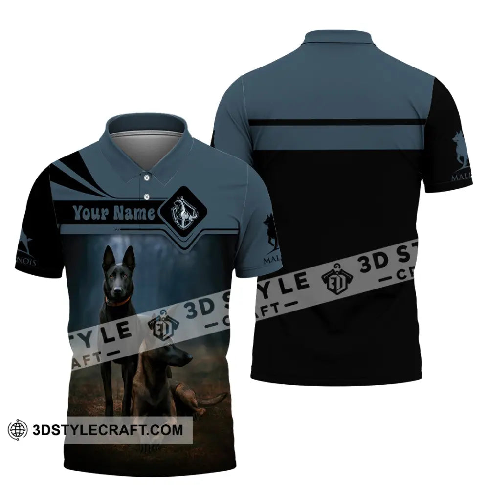 Unisex Shirt - Custom I Love My Belgian Malinois Pet Lover Shirt Polo Shirt / S T-shirt