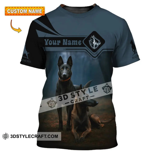 Unisex Shirt - Custom I Love My Belgian Malinois, Pet Lover Shirt style option 1