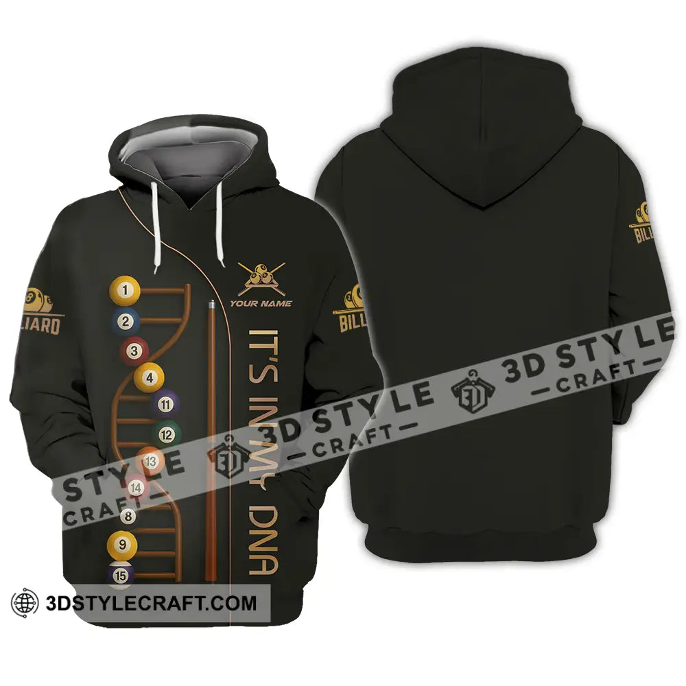 Unisex Shirt - Custom In My DNA Billiard Shirt Hoodie / S T-shirt