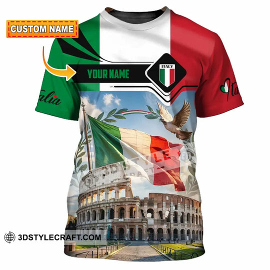 Unisex Shirt - Custom Italy 3D Shirt style option 1