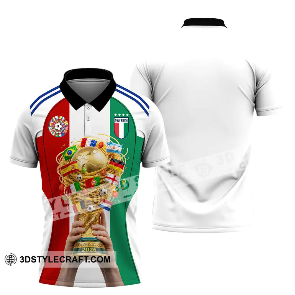 Unisex Shirt - Custom Italy World Cup 2026 Shirt - Polo Shirt / S - T-shirt