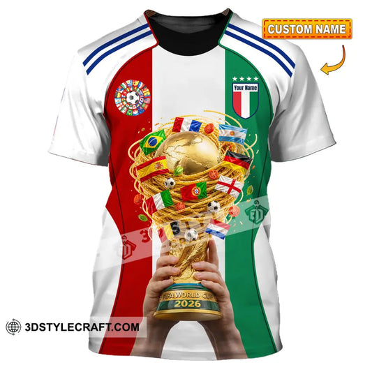 Unisex Shirt - Custom Italy World Cup 2026 Shirt - T-shirt