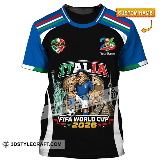 Unisex Shirt - Custom Italy World Cup 2026 Shirt - T-shirt