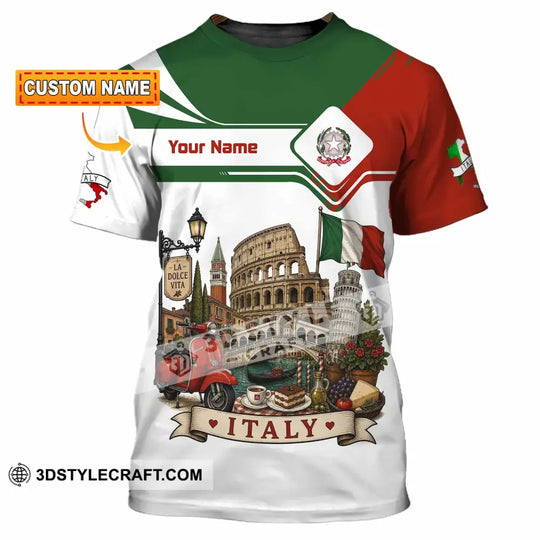 Unisex Shirt - Custom Italy Shirt style option 1