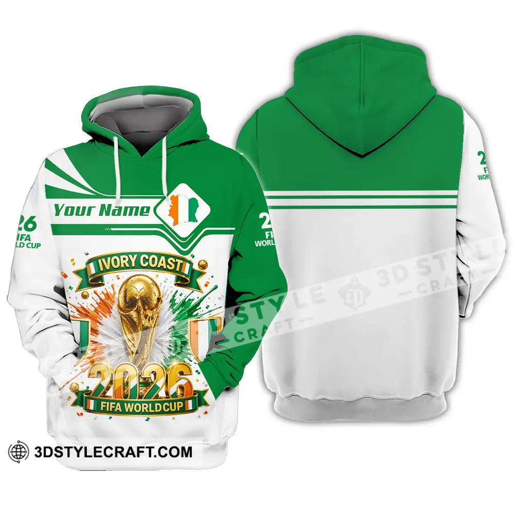 Unisex Shirt - Custom Ivory Coast World Cup 2026 Shirt - Hoodie / S - T-shirt