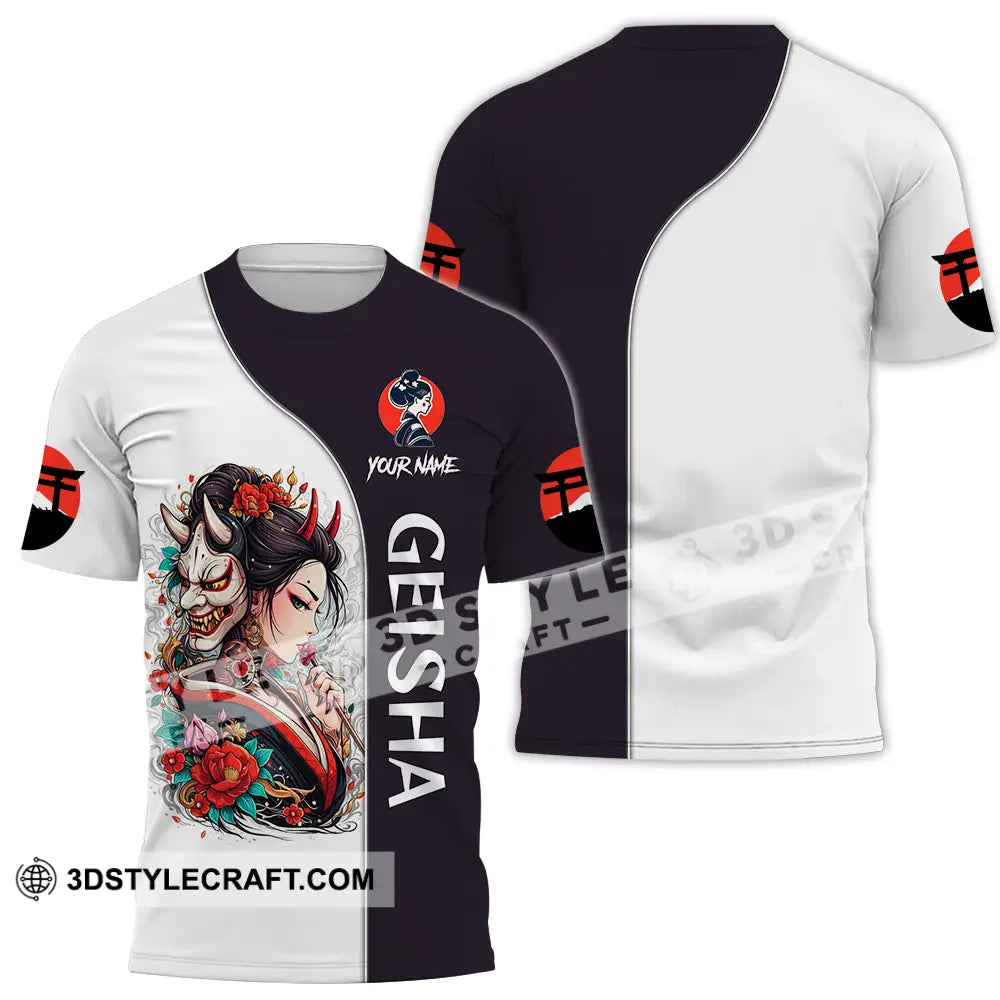 Unisex Shirt - Custom Japan Geisha3D Shirt T-Shirt / S T-shirt