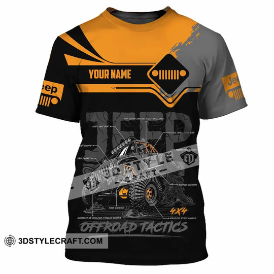 Unisex Shirt - Custom Jeep Offroad Tactics 3D Shirt style option 4