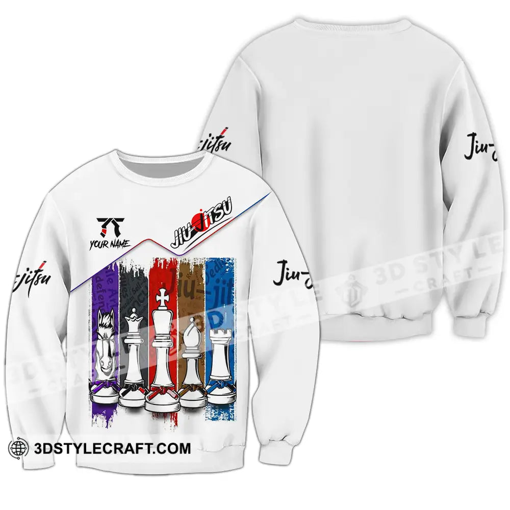 Unisex Shirt - Custom Jiu Jitsu 3D Shirt Long Sleeve / S T-shirt