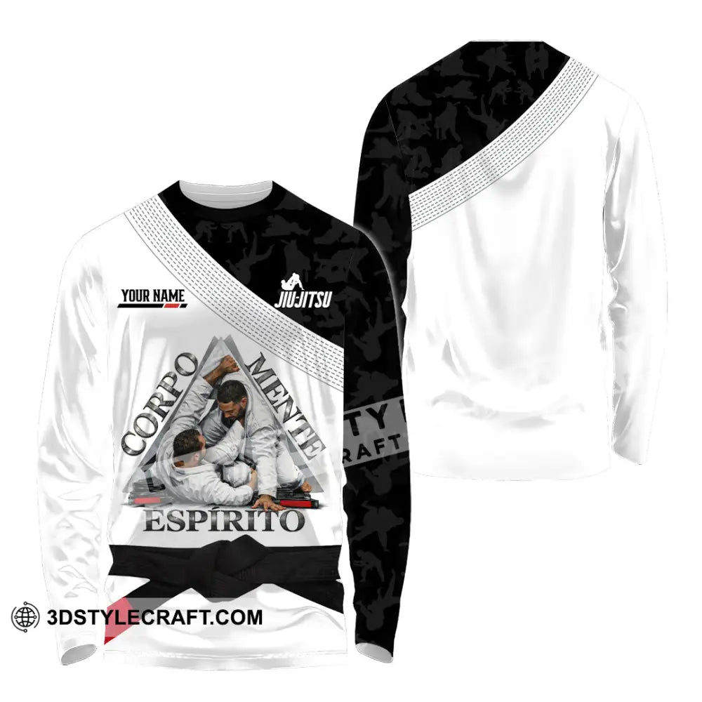 Unisex Shirt - Custom Jiu Jitsu 3D Shirt Long Sleeve Shirt / S T-shirt