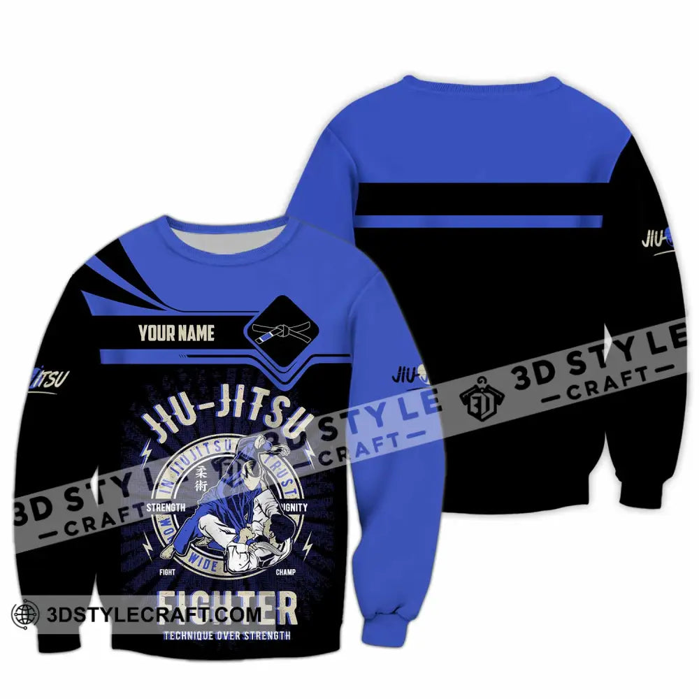 Unisex Shirt - Custom Jiu Jitsu 3D Shirt - Long Sleeve / S - T-shirt