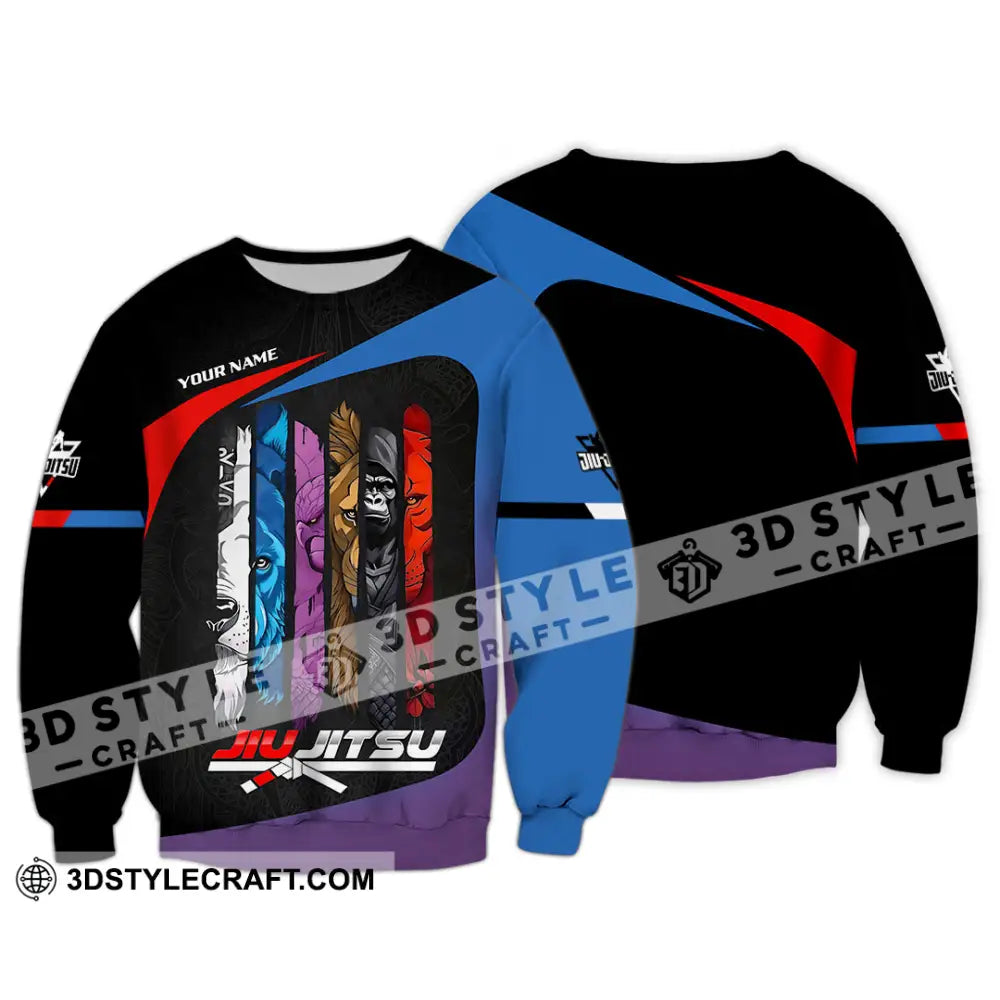 Unisex Shirt - Custom Jiu Jitsu 3D Shirt Long Sleeve / S T-shirt