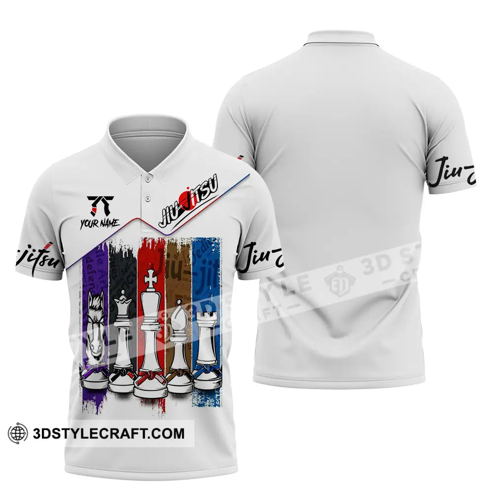 Unisex Shirt - Custom Jiu Jitsu 3D Shirt Polo Shirt / S T-shirt