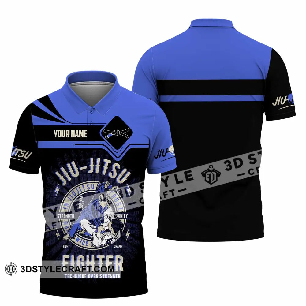 Unisex Shirt - Custom Jiu Jitsu 3D Shirt - Polo Shirt / S - T-shirt