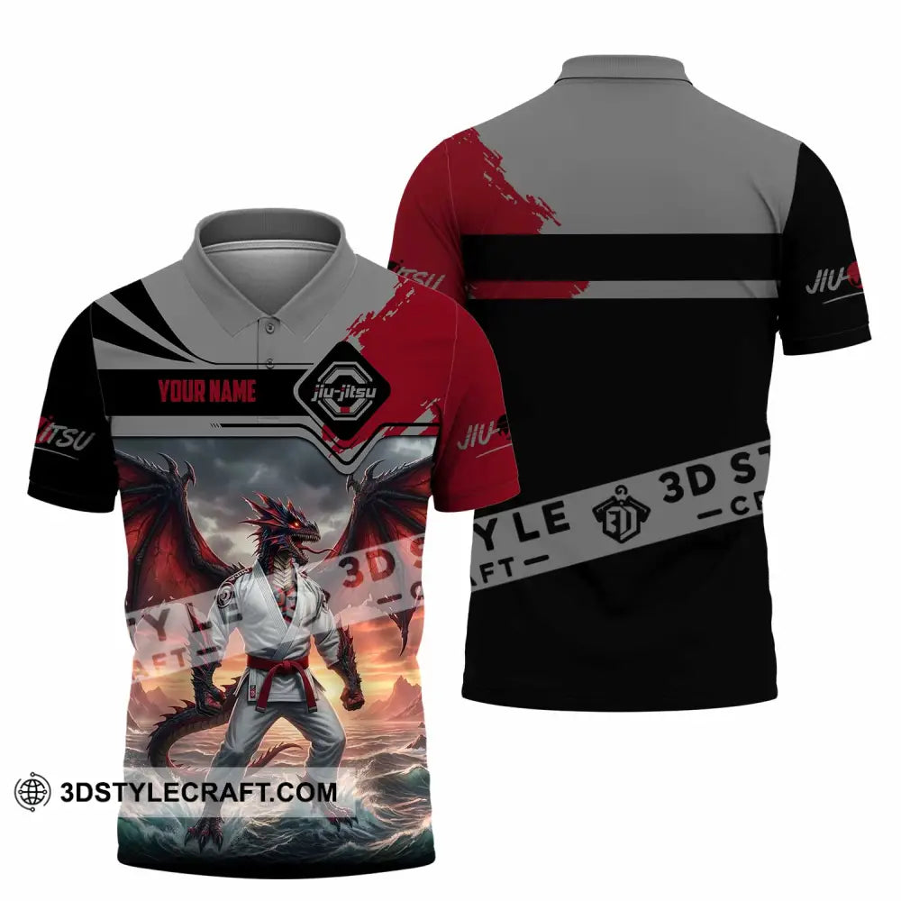 Unisex Shirt - Custom Jiu Jitsu 3D Shirt Polo Shirt / S T-shirt