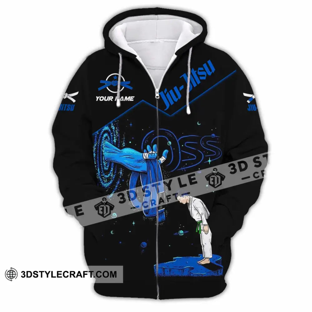 Unisex Shirt - Custom Jiu Jitsu 3D Shirt Zipper Hoodie / S T-shirt
