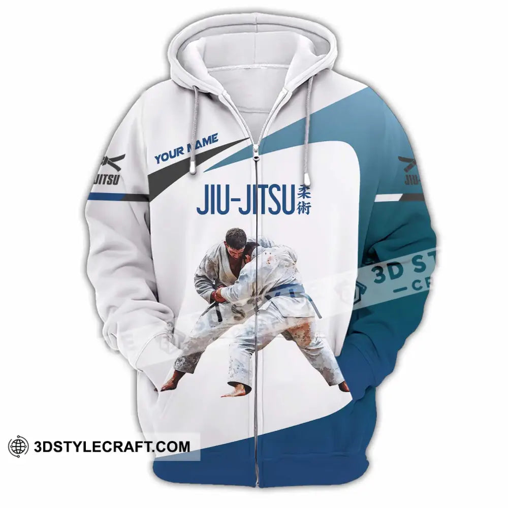 Unisex Shirt - Custom Jiu Jitsu 3D Shirt Zipper Hoodie / S T-shirt