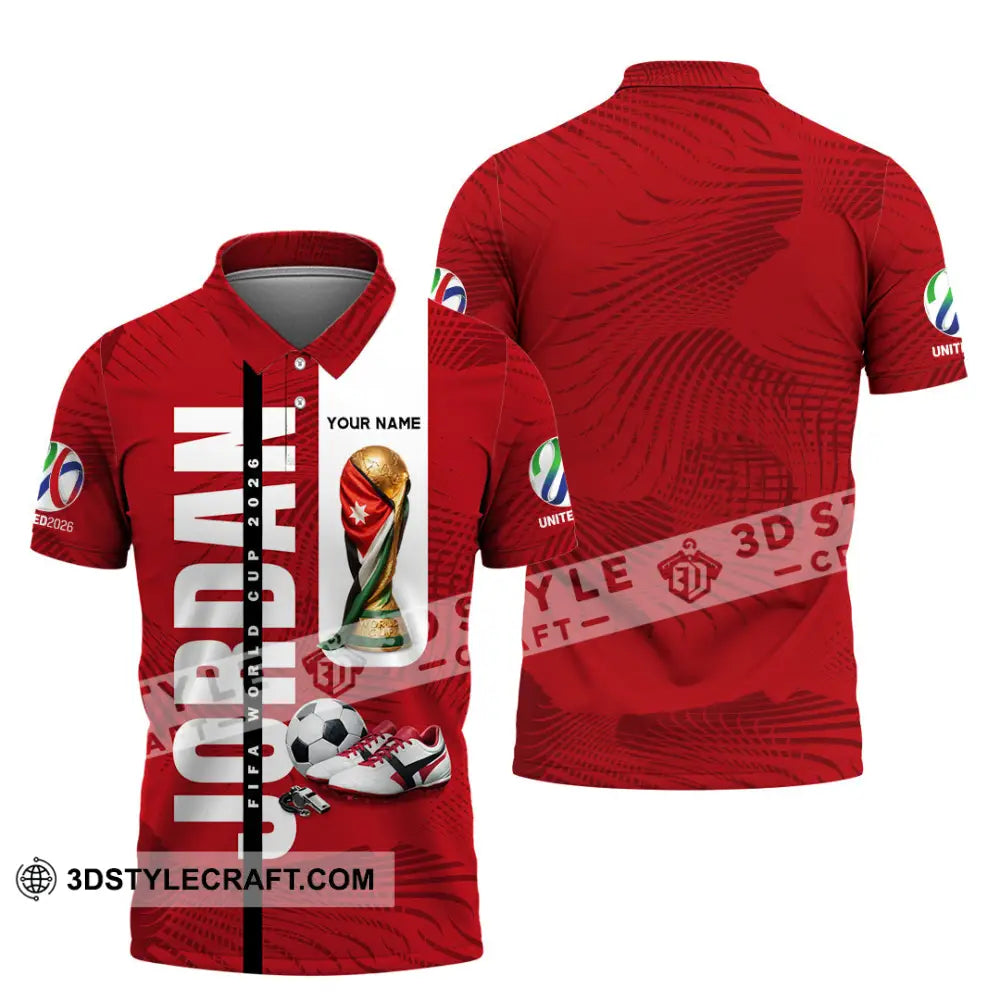 Unisex Shirt - Custom Jordan World Cup 2026 3D Shirt Polo Shirt / S T-shirt