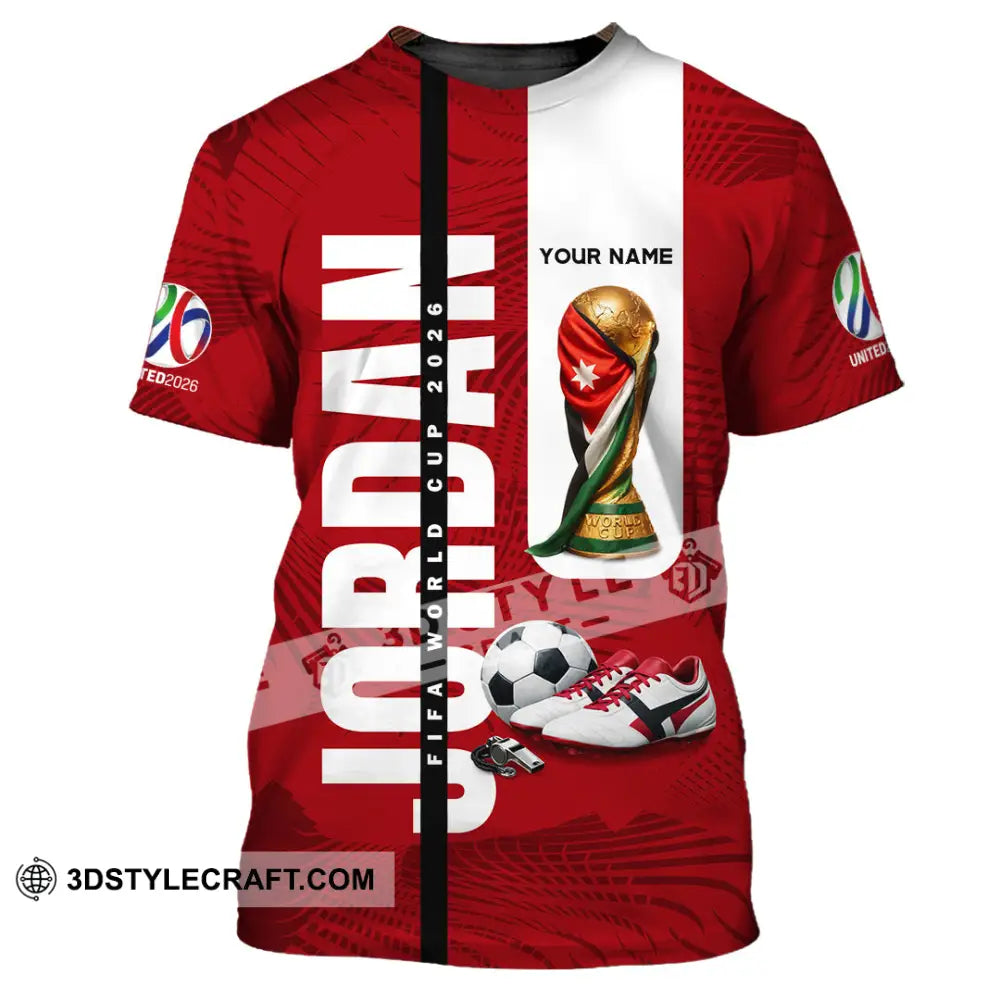 Unisex Shirt - Custom Jordan World Cup 2026 3D Shirt T-Shirt / S T-shirt