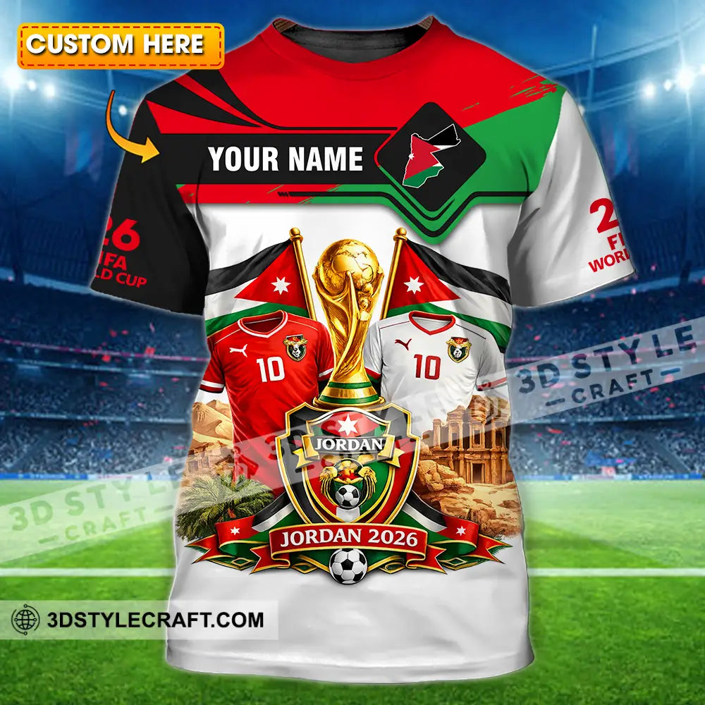 Unisex Shirt - Custom Jordan World Cup 2026 3D Shirt - T-shirt