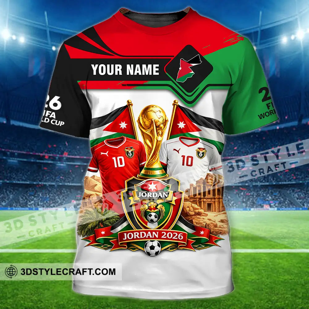 Unisex Shirt - Custom Jordan World Cup 2026 3D Shirt - T-Shirt / S - T-shirt