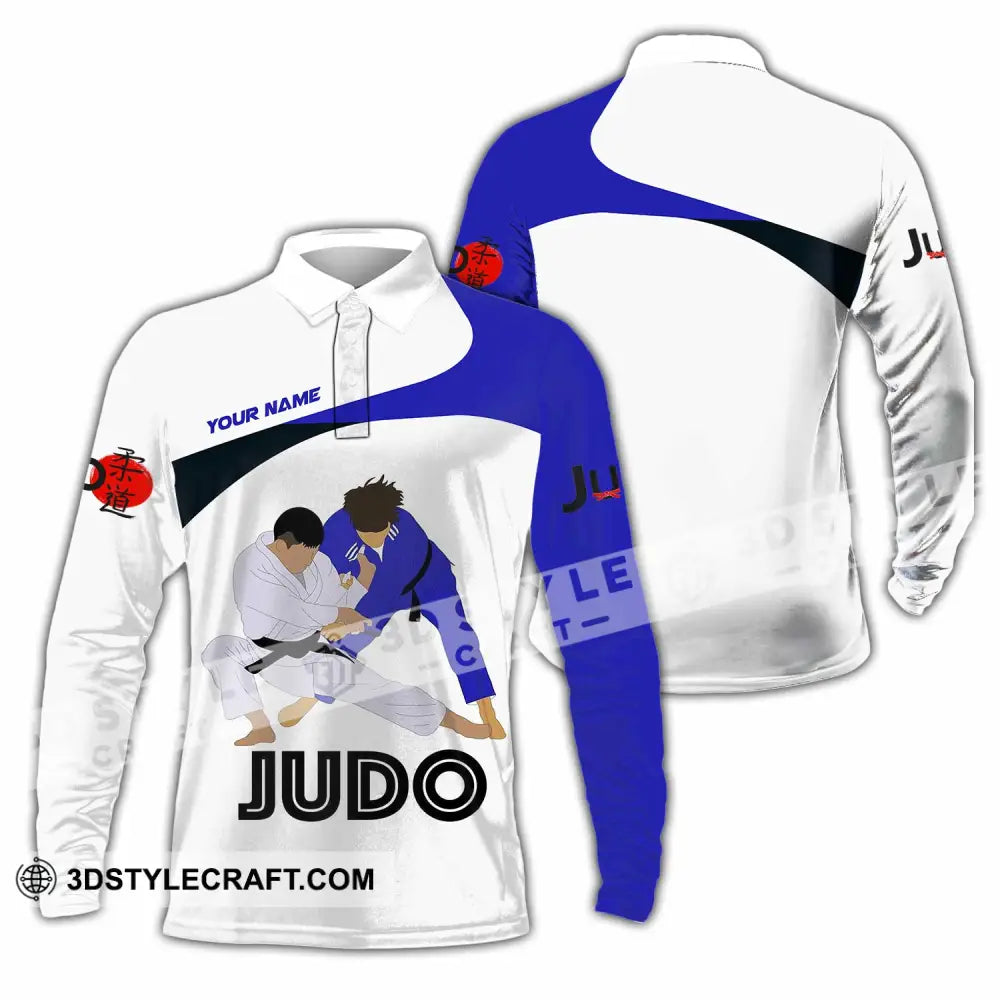Unisex Shirt - Custom Judo 3D Shirt Long Sleeve Polo / S T-shirt