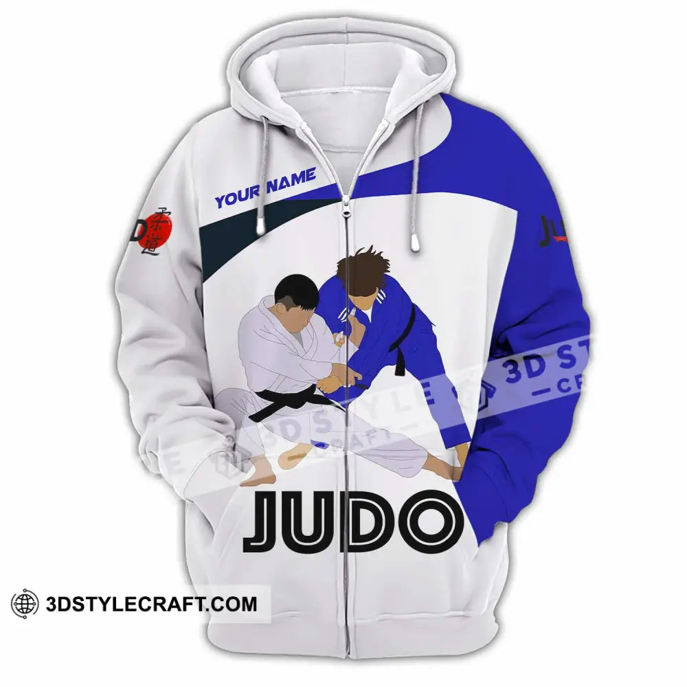 Unisex Shirt - Custom Judo 3D Shirt Zipper Hoodie / S T-shirt