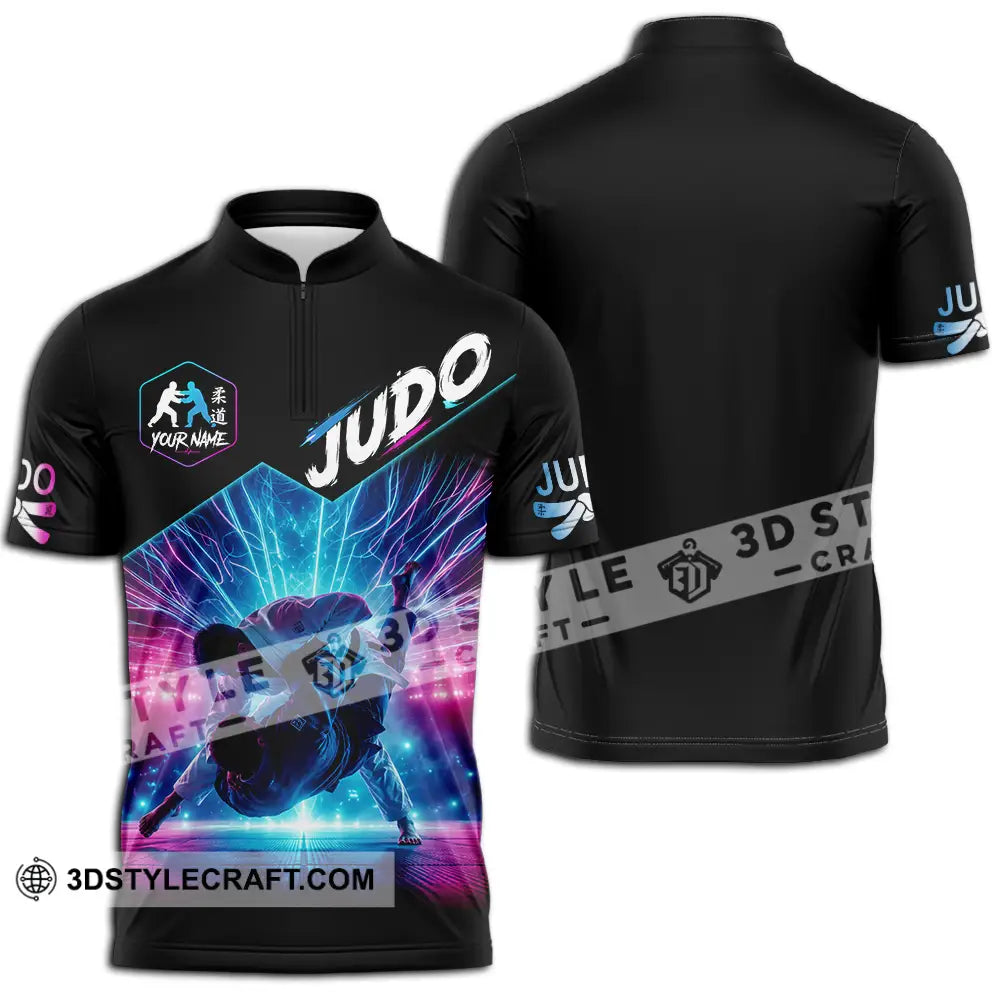 Unisex Shirt - Custom Judo Shirt - Zipper Polo Shirt / S - T-shirt