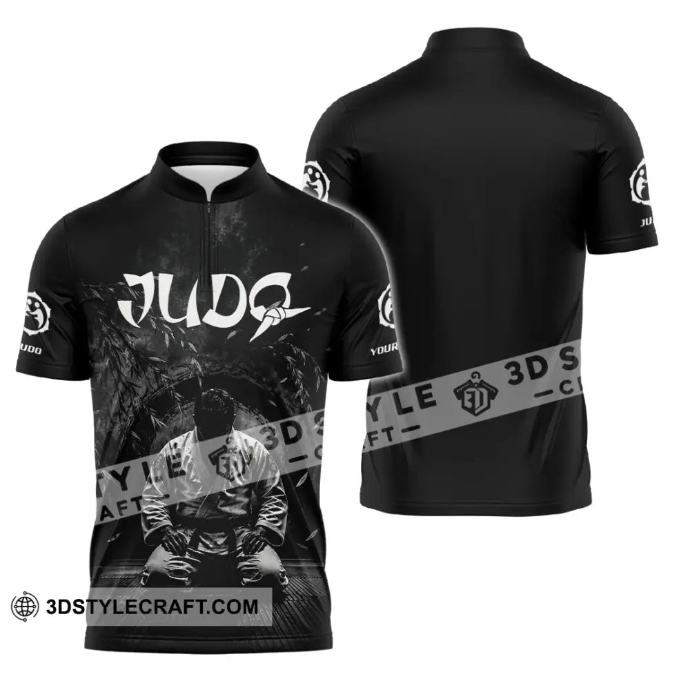 Unisex Shirt - Custom Judo Shirt - Zipper Polo Shirt / S - T-shirt