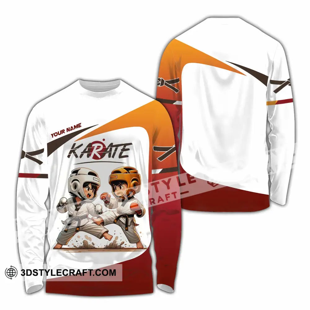 Unisex Shirt - Custom Karate Shirt Long Sleeve Shirt / S T-shirt