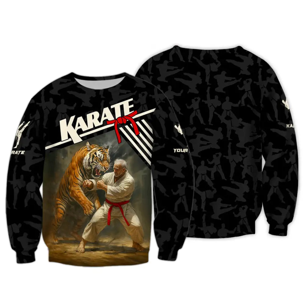 Unisex Shirt - Custom Karate Sport Shirt Long Sleeve / S T-shirt
