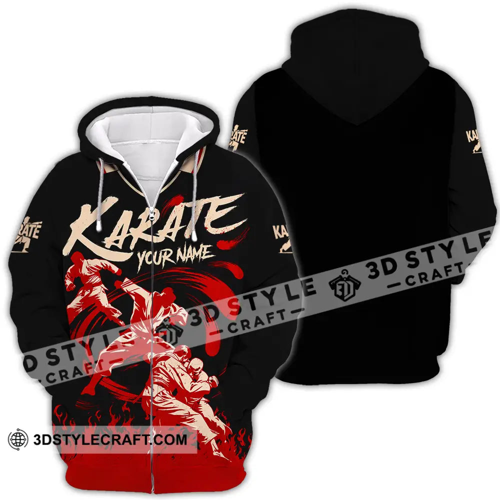 Unisex Shirt - Custom Karate Shirt - Zipper Hoodie / S - T-shirt
