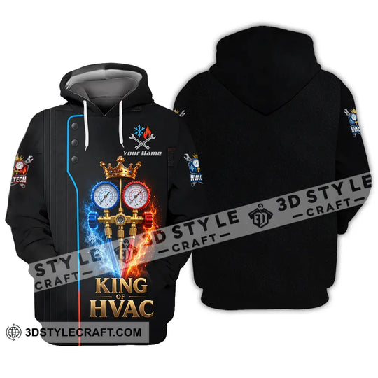 Unisex Shirt - Custom King Of HVAC Shirt style option 3