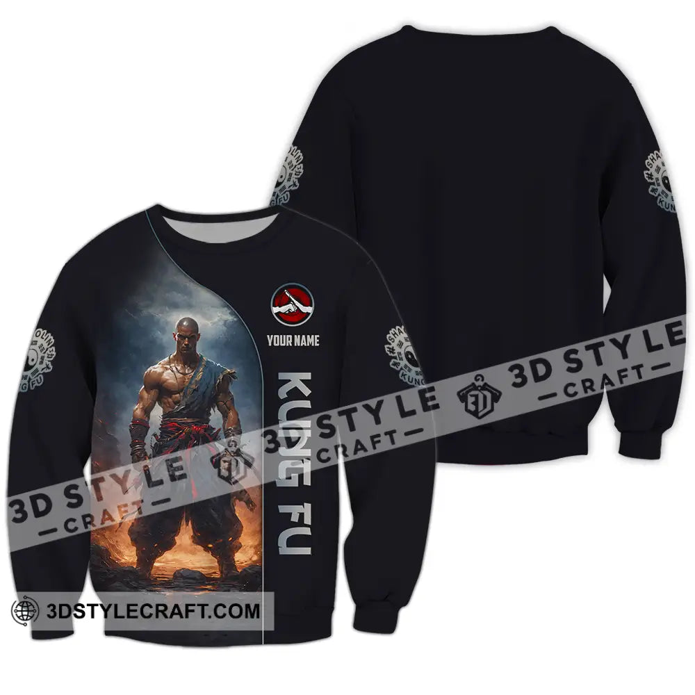 Unisex Shirt - Custom Kung Fu 3D Shirt Long Sleeve / S T-shirt