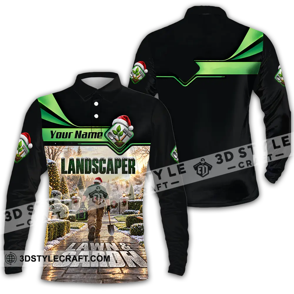 Unisex Shirt - Custom Landscaper Shirt - Long Sleeve Polo / S - T-shirt