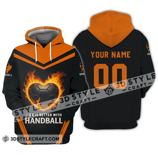 Unisex Shirt - Custom Life Is Better With Handball Shirt style option 3