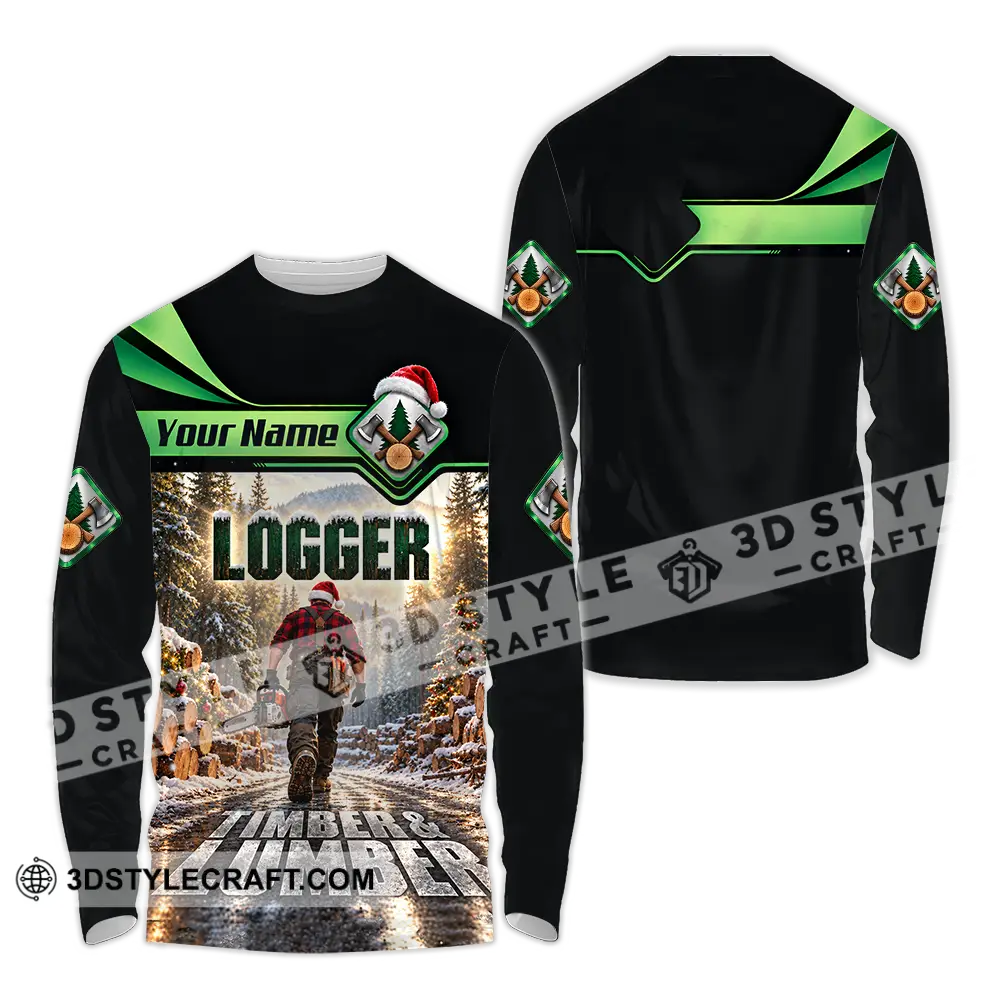Unisex Shirt - Custom Logger Shirt - Long Sleeve Shirt / S - T-shirt