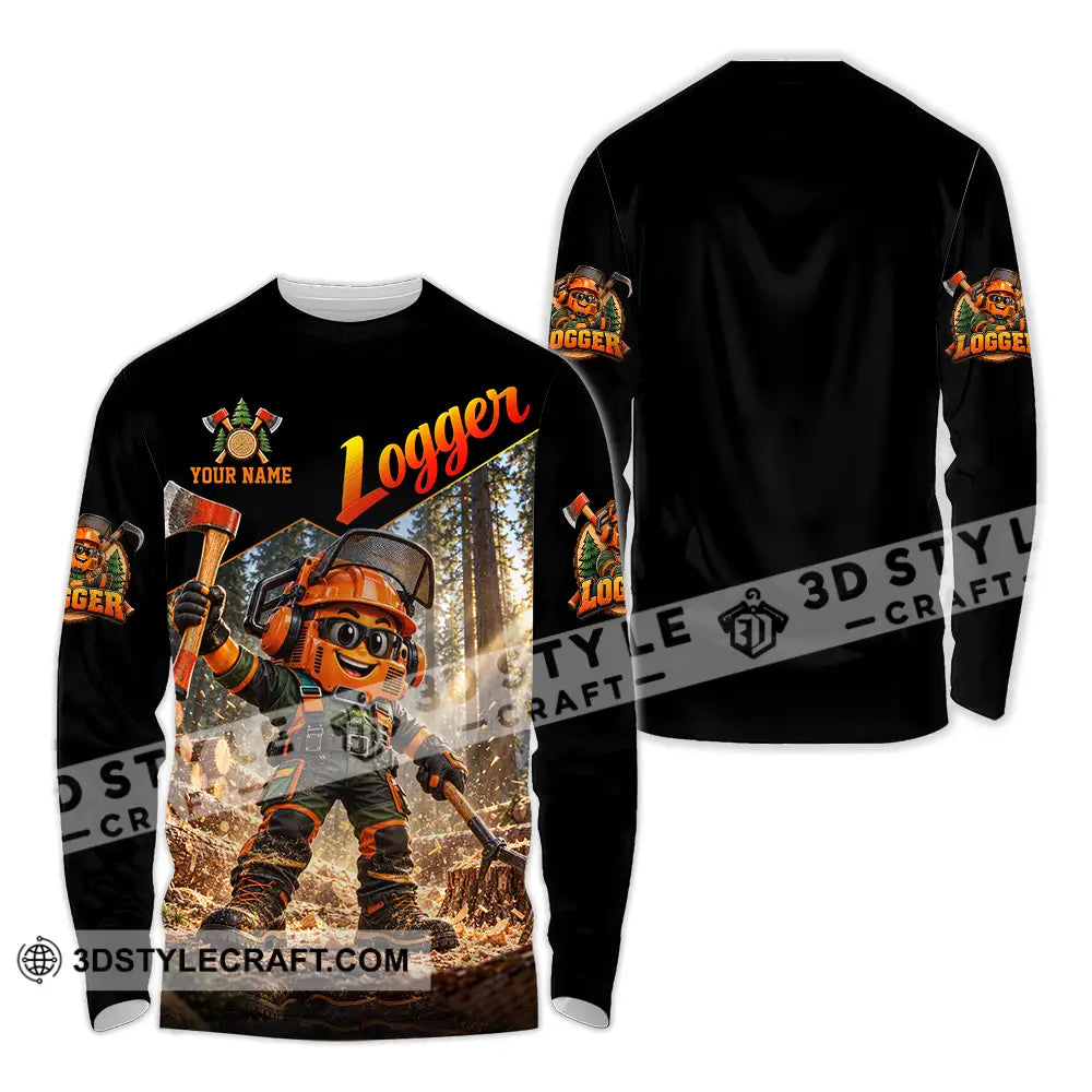 Unisex Shirt - Custom Logger Shirt - Long Sleeve Shirt / S - T-shirt