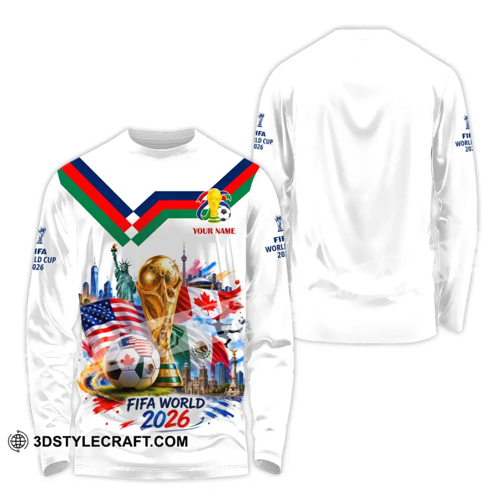 Unisex Shirt - Custom World Cup 2026 Shirt - Long Sleeve Shirt / S - T-shirt