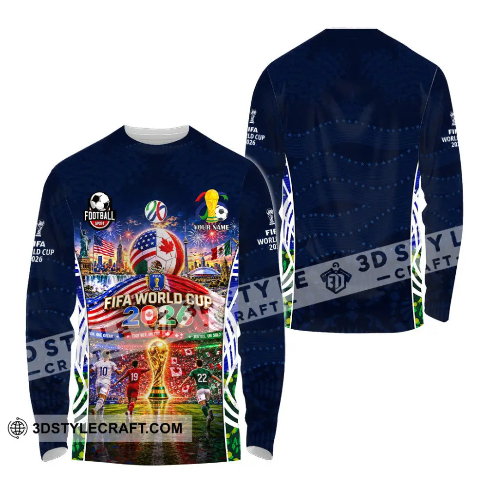 Unisex Shirt - Custom World Cup 2026 Shirt - Long Sleeve Shirt / S - T-shirt