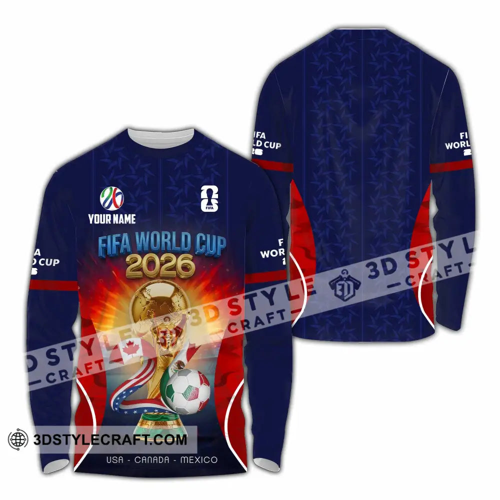 Unisex Shirt - Custom World Cup 2026 Shirt - Long Sleeve Shirt / S - T-shirt