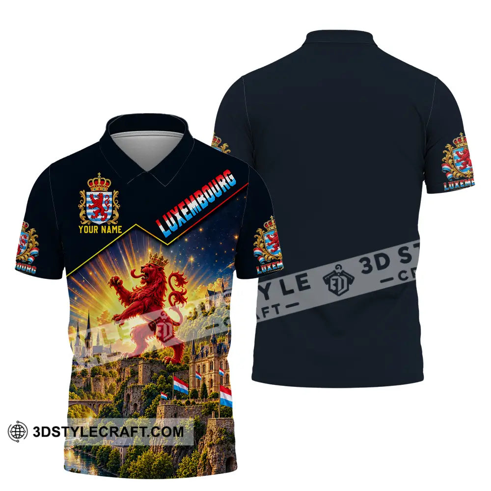Unisex Shirt - Custom Luxembourg Shirt - Polo Shirt / S - T-shirt