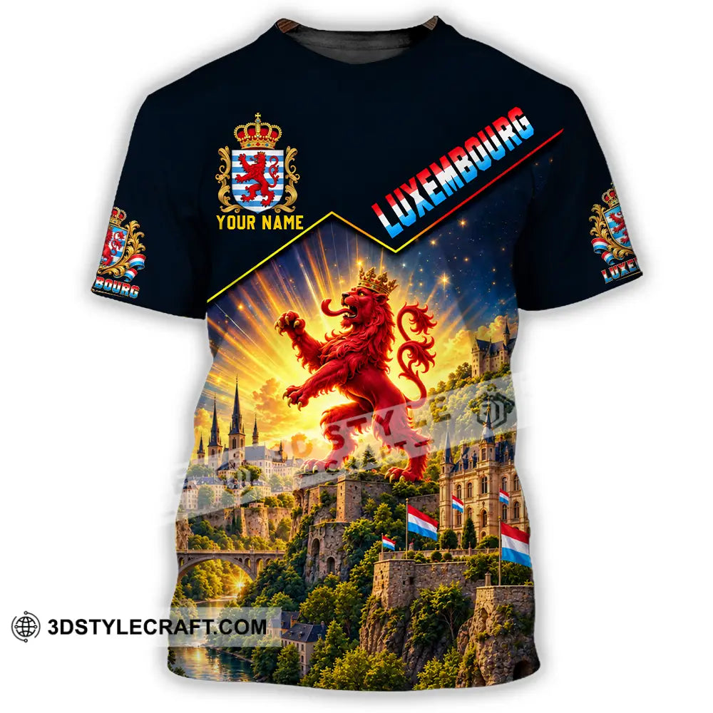 Unisex Shirt - Custom Luxembourg Shirt - T-Shirt / S - T-shirt
