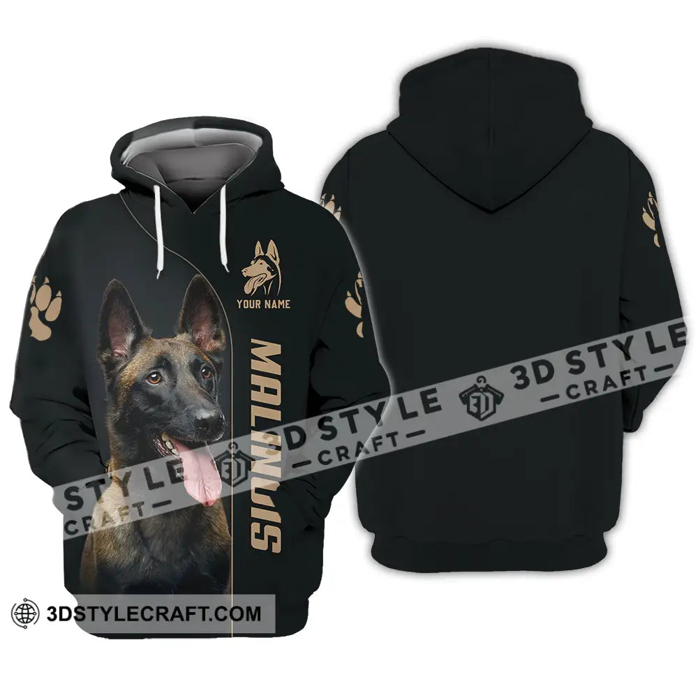 Unisex Shirt - Custom Malinois Pet Lover Shirt Hoodie / S T-shirt