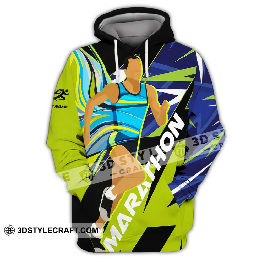 Unisex Shirt - Custom Marathon 3D Shirt Hoodie / S T-shirt