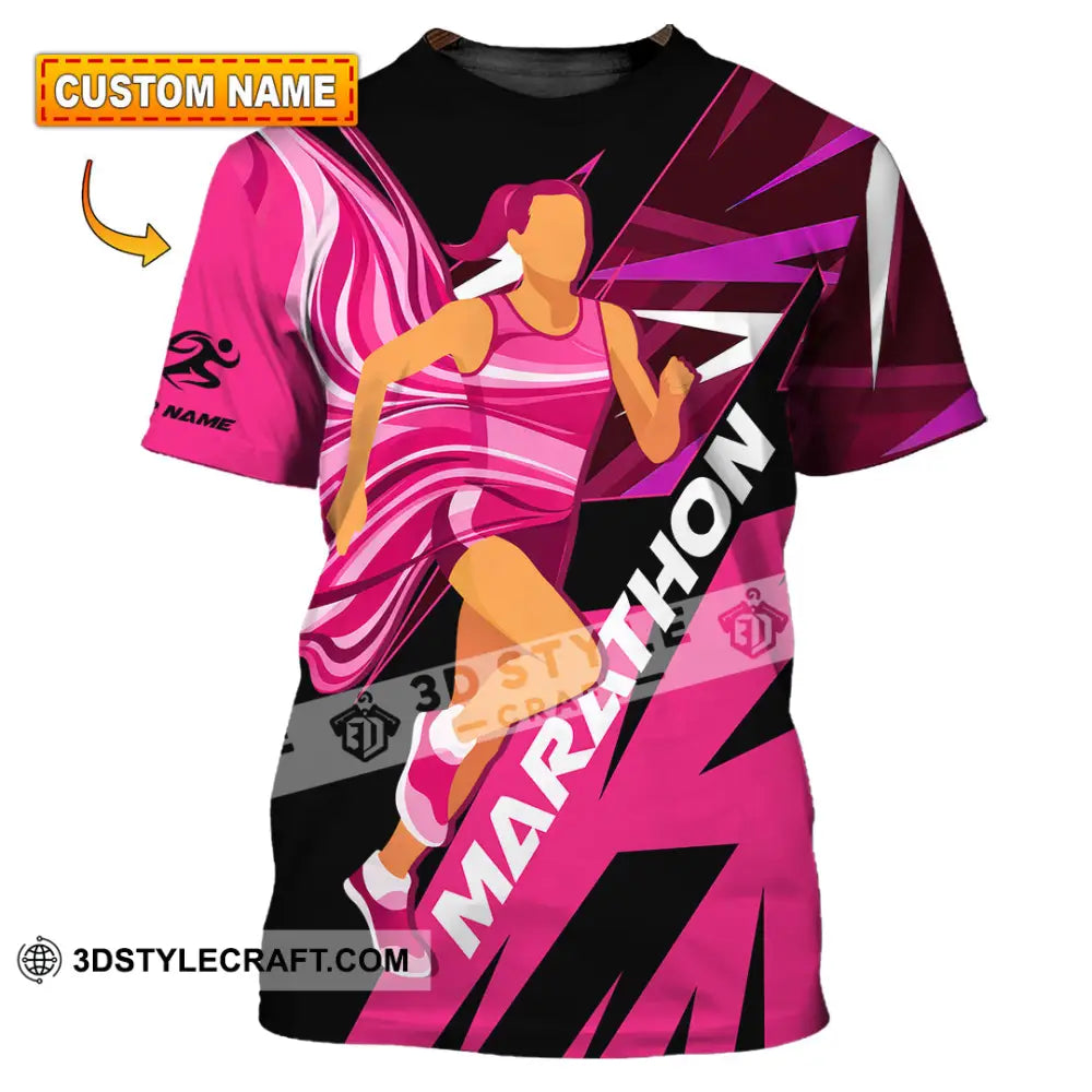 Unisex Shirt - Custom Marathon 3D Shirt T-shirt
